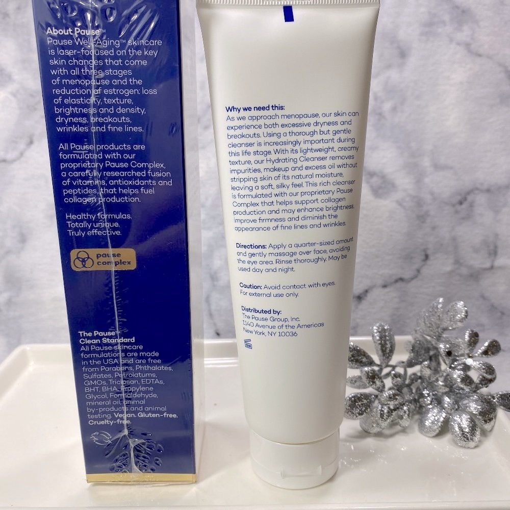 Pause Skincare-Well-Aging Hydrating Cleanser Creamy,Collagen-Full105ml-BOXED-NEW - Picture 7 of 12